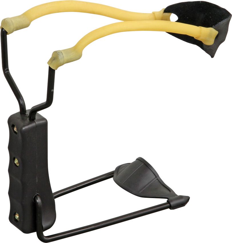 High Velocity Slingshot with Folding Wrist Lock