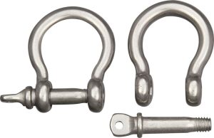 MI197.jpg Miscellaneous Stainless Bow Shackles - Pack of 10