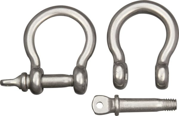 Miscellaneous Stainless Bow Shackles - Pack of 10