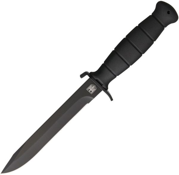 Military Fixed Blade - Black Nylon Handle Stainless Steel