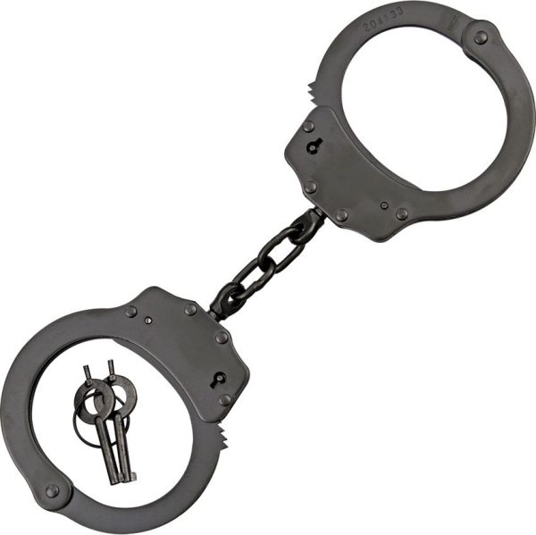 Kwik Force Scorpion Handcuffs Black Nickel