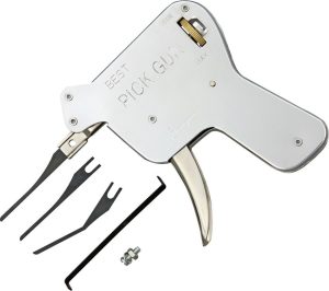 Kwik Force Lock Pick Gun Stainless Professional