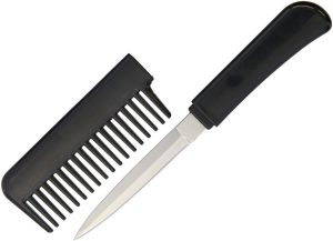 MI222.jpg Miscellaneous Comb Knife Black - Hidden Blade Design
