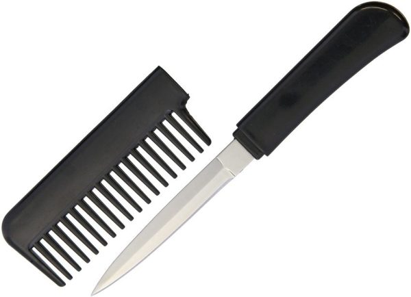 Miscellaneous Comb Knife Black - Hidden Blade Design