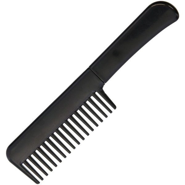 Miscellaneous Comb Knife Black - Hidden Blade Design