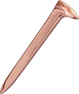 Railroad Spike Rose - Titanium Coated Stainless Steel