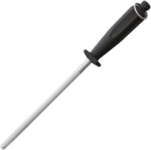 Sharpening Steel 8 Inch - Black Synthetic Handle