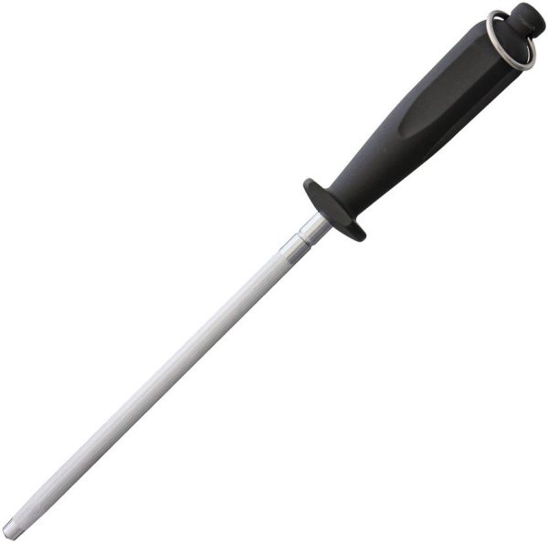 Sharpening Steel 8 Inch - Black Synthetic Handle