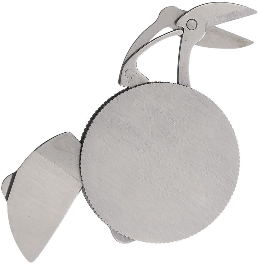 Coin Knife Stainless Folding w/ Scissors Gift Box
