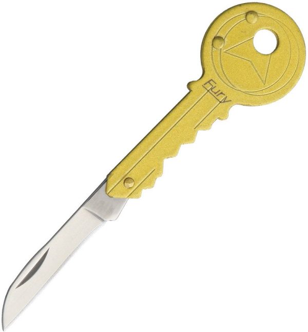 Miscellaneous Key Knife - Gold Stainless 1.5 inch