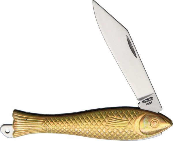 Mikov Fish Folder - 2 inches Stainless Bronze