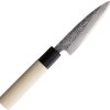 Mikihisa All Purpose Fixed Blade Knife 4.25" White Steel Japan