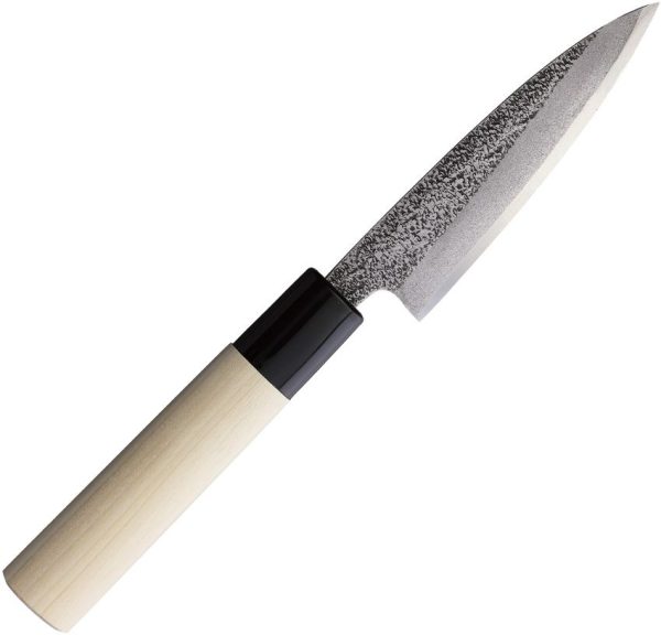 Mikihisa All Purpose Fixed Blade Knife 4.25" White Steel Japan