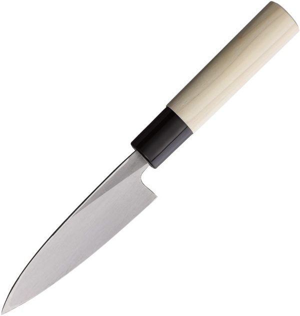 Mikihisa All Purpose Fixed Blade Knife 4.25" White Steel Japan