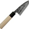 Mikihisa Deba Fixed Blade 4" White Steel #2 Poplar Handle