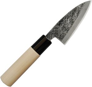 Mikihisa Deba Fixed Blade 90mm White Steel Japanese Knife