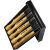 Mikihisa Power Grip Wood Chisel Set 5pc Beech Handle Japan