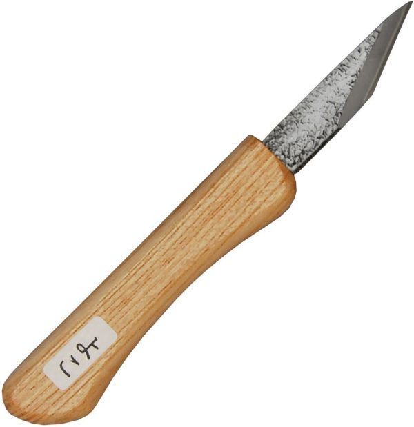 Mikihisa Mikikichan Carving Knife Yoko 2.25" Fixed Blade w/ Sheath