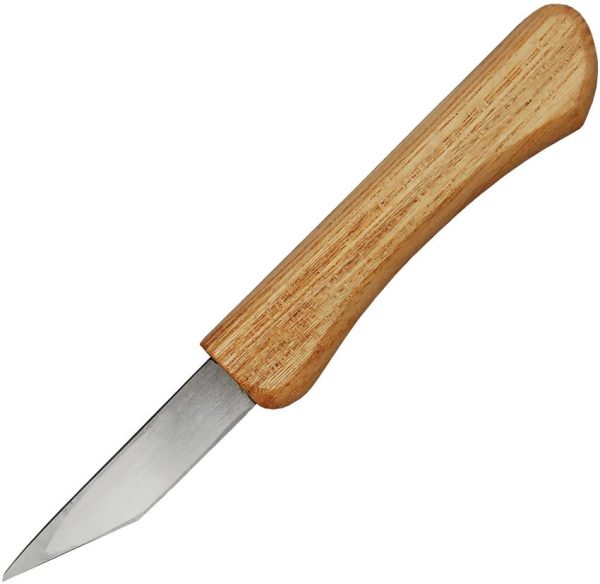 Mikihisa Mikikichan Carving Knife Yoko 2.25" Fixed Blade w/ Sheath