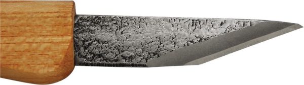 Mikihisa Mikikichan Carving Knife Yoko 2.25" Fixed Blade w/ Sheath