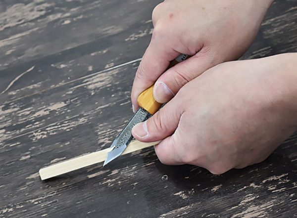 MIKA066_add_02.jpg Mikihisa Mikikichan Ken Carving Knife - Wood Handle