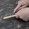Mikihisa Mikikichan Maru Carving Knife - Wood Handle
