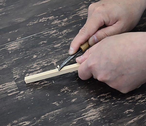 Mikihisa Mikikichan Maru Carving Knife - Wood Handle