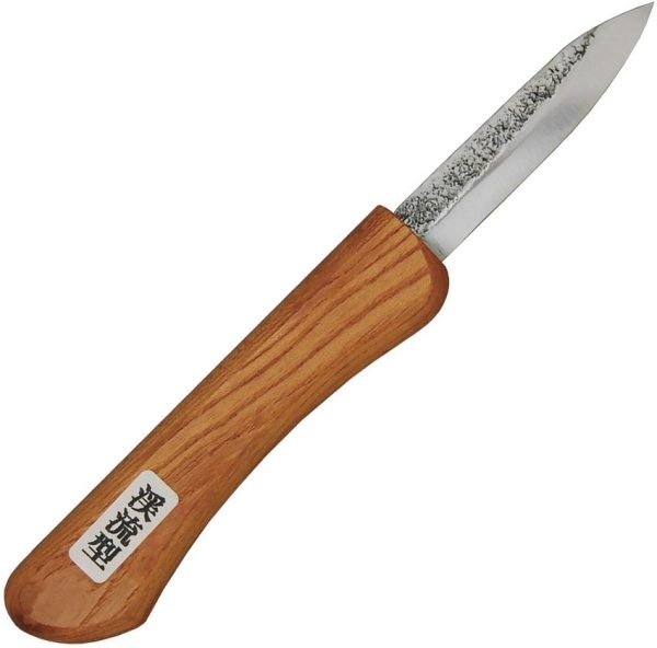 MIKA069.jpg Mikihisa Mikikichan Keiryu Knife - Wood Handle