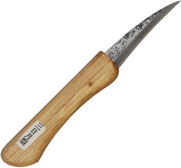 Mikihisa Mikikichan Mikazuki Knife - Wood Handle