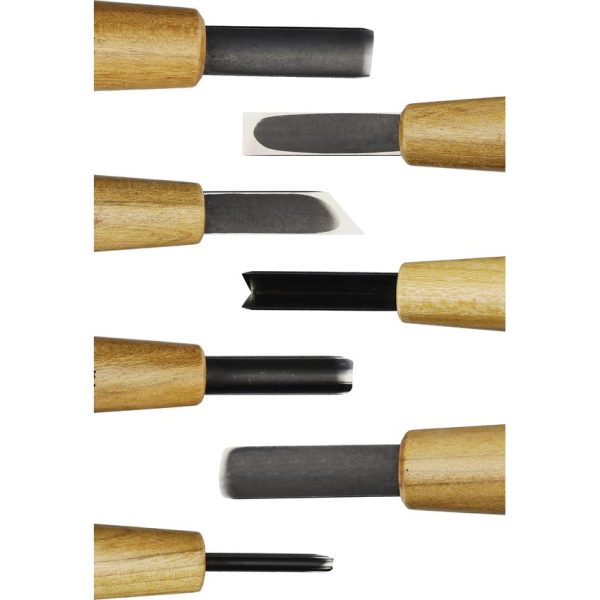 Mikihisa Power Grip Wood Chisel Set - 7-Piece Beech