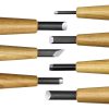Mikihisa Power Grip Wood Chisel Set - 7-Piece Beech