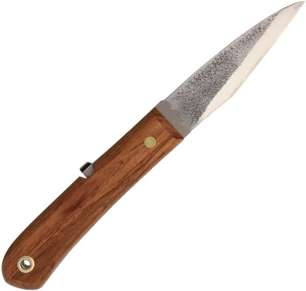 Mikihisa Double Bevel Moroha Folding Knife Blue Paper Steel Japanese