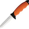 Mikov Brigand Classic Fixed Blade - Orange/Black Handle