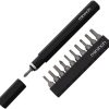 Mininch Tool Pen Premium Imperial 5.75" Gunmetal w/ 16 Bits