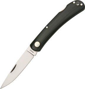Moki Blakistons Fish Owl Lockback - Black Micarta