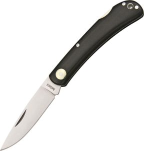 Moki Blakistons Fish Owl Lockback - Black Micarta