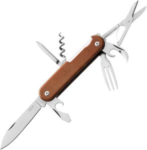 MKM Campo 7 Multipurpose Knife Natural Canvas Micarta