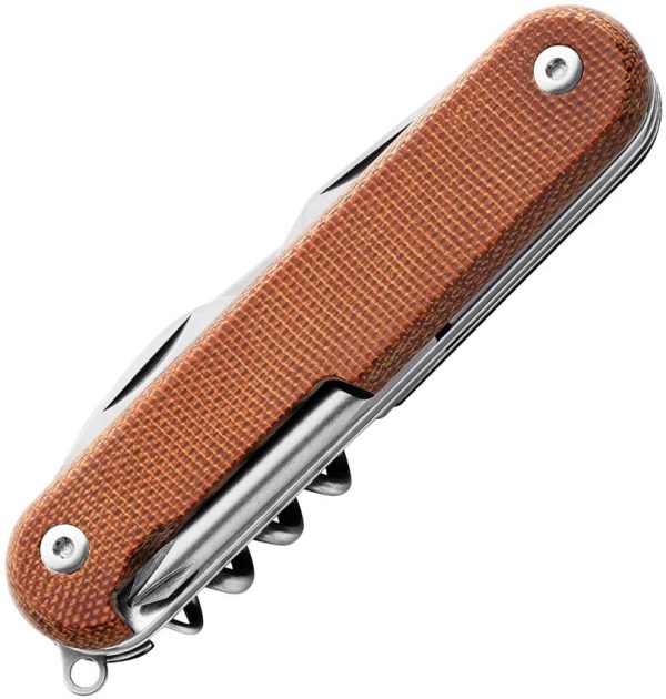 MKM Campo 7 Multipurpose Knife Natural Canvas Micarta