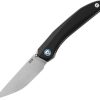 MKM Detonario Linerlock Folding Knife M390 Black Aluminum