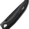 MKM Detonario Linerlock Black M390 Folding Knife Italian