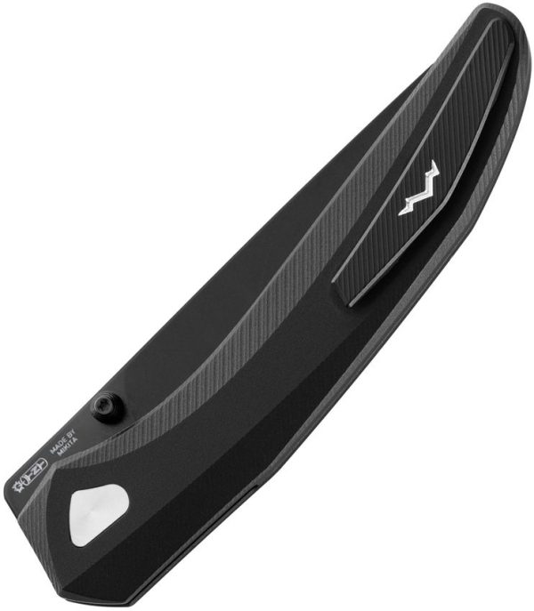 MKM Detonario Linerlock Black M390 Folding Knife Italian