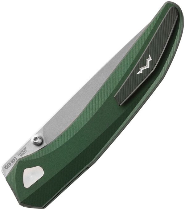 MKMDTAG_add_01.jpg MKM Detonario Linerlock Green M390 Folding Knife Italy