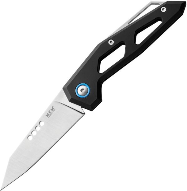 MKMEGABK.jpg MKM Edge Folder Black Aluminum M390 Modified Tanto
