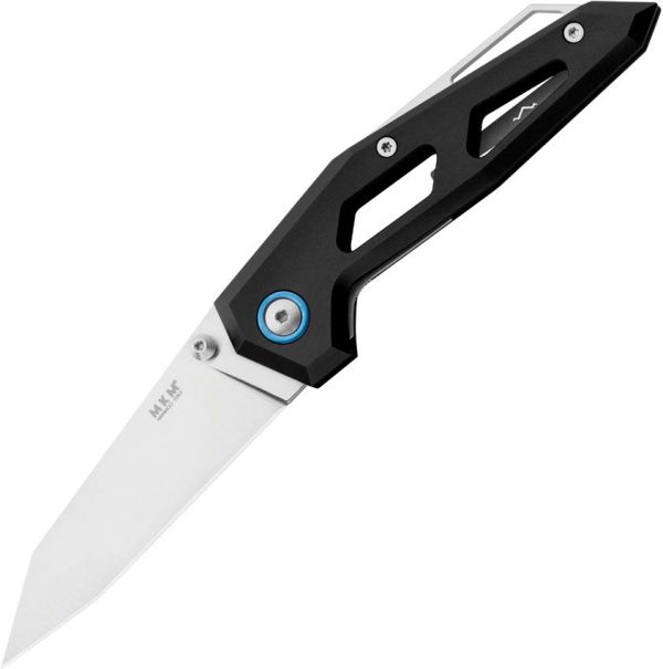 MKM Edge Linerlock Black Aluminum Elmax Steel