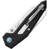 MKM Edge Linerlock Black Aluminum Elmax Steel