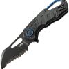 MKM Isonzo Linerlock Black N690 Folding Knife Hawkbill