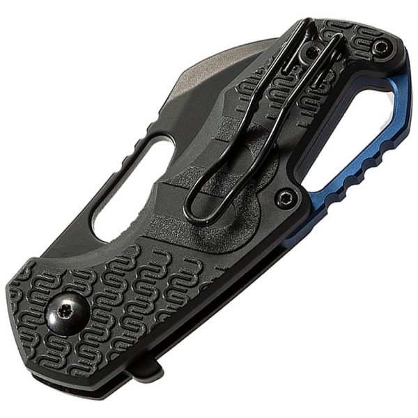 MKM Isonzo Linerlock Black N690 Folding Knife Hawkbill