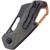 MKM Isonzo Linerlock OD Green Folding Knife N690 Blade
