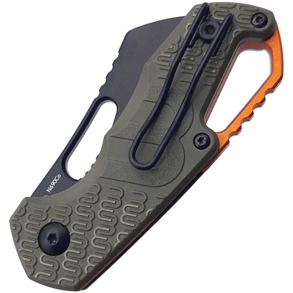 MKM Isonzo Linerlock OD Green Folding Knife N690 Blade