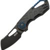 MKM Isonzo Linerlock Folding Knife - Black FRN